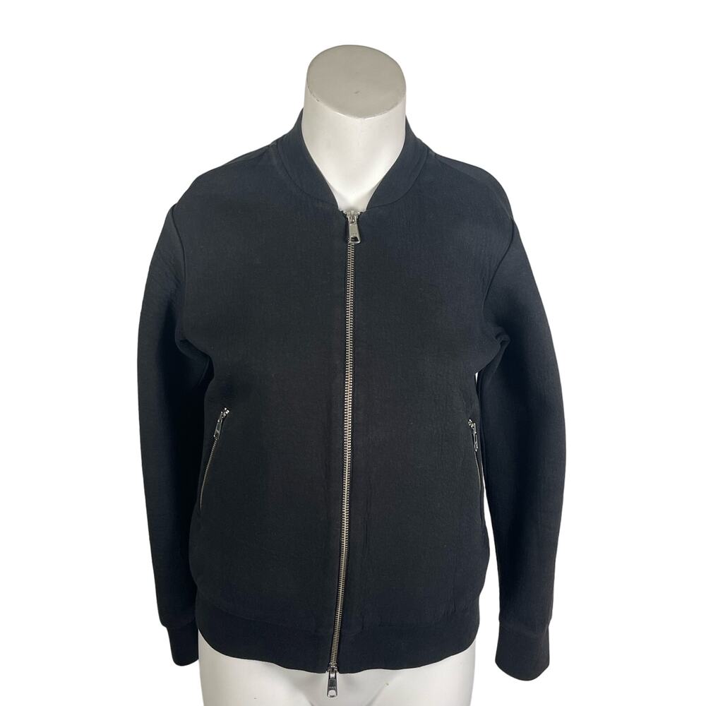 Everlane Jacket Women's XS Black Full Zip Minimalist Emo Capsule Wardrobe